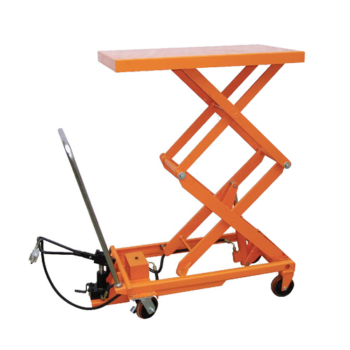 冠航牌可傾斜式電動(dòng)升降平臺(tái)車貨號(hào)齊全